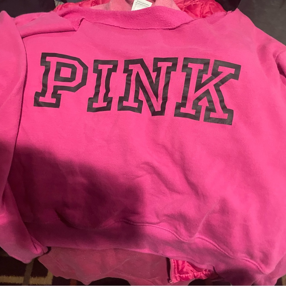 XXL PINK crop sweatshirt